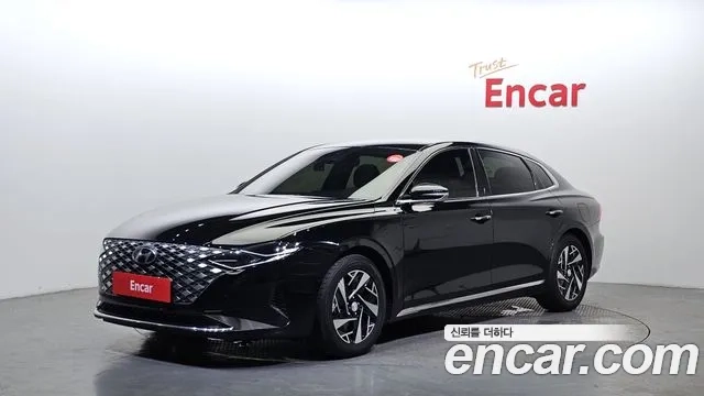 Hyundai The New Grandeur IG Hybrid 2020 Черный из Кореи