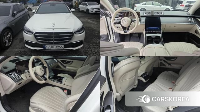 Mercedes-Benz S-Class W223 2023 Белый из Кореи