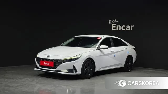 Hyundai Avante (CN7) 2022 Белый из Кореи