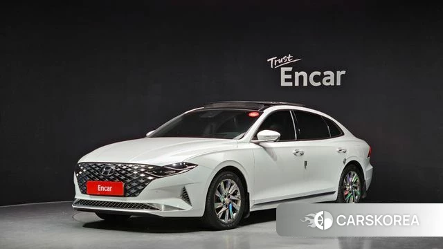 Hyundai The New Grandeur IG Hybrid 2021 Белый из Кореи