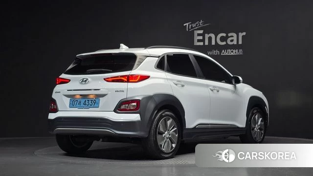 Hyundai Kona Electric 2018 Белый из Кореи