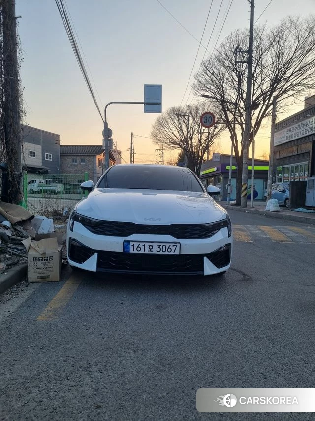 Kia The New K5 3rd generation 2024 Белый из Кореи