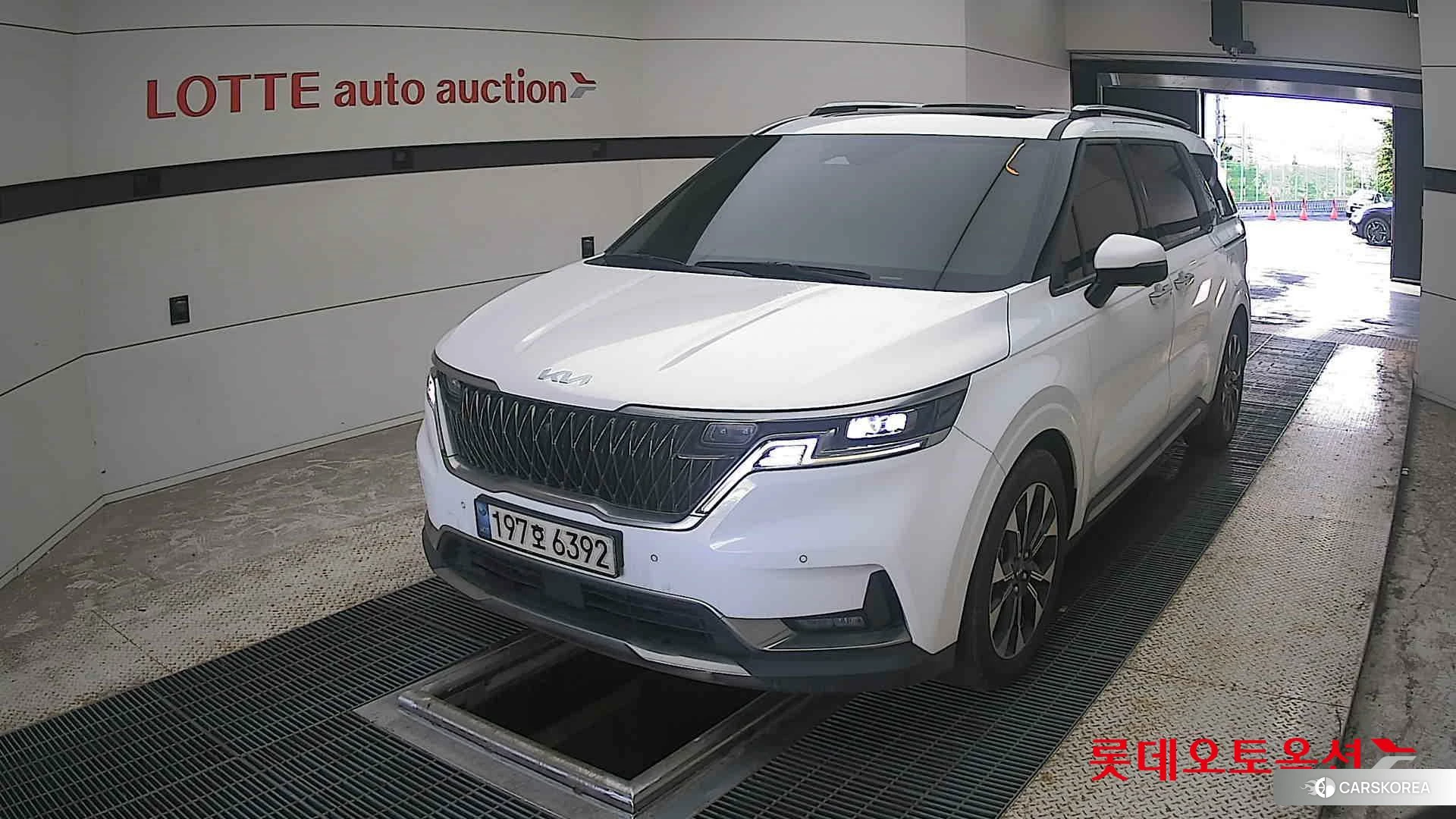 Kia Carnival 2022 Белый из Кореи