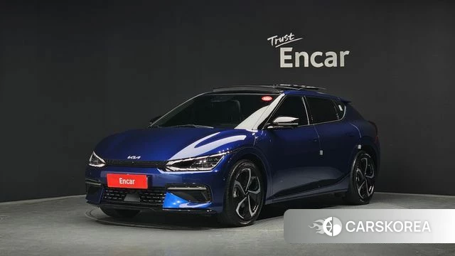 Kia EV6 2022 Синий из Кореи