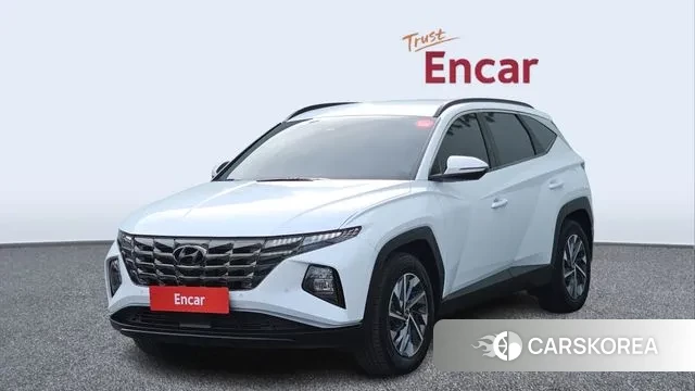 Hyundai Tucson Hybrid (NX4) 2021 Белый из Кореи
