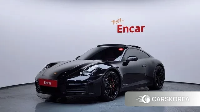 Porsche 911(992) 2021 Черный из Кореи