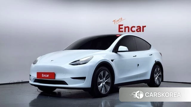 Tesla Model Y 2023 Белый из Кореи