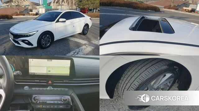 Hyundai The New Avante (CN7) 2023 Белый из Кореи