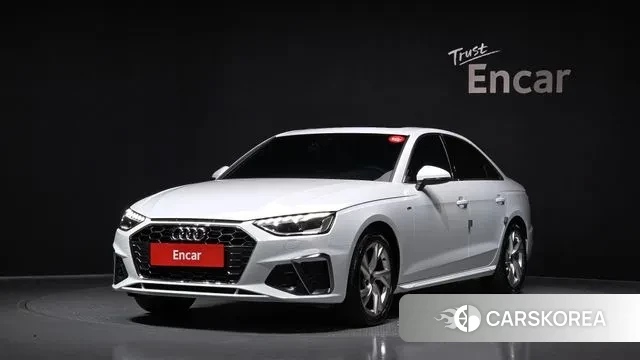 Audi A4 (B9) 2022 Белый из Кореи