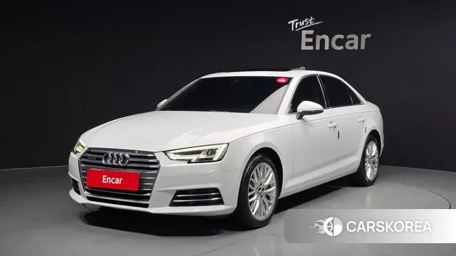 Audi A4 (B9) 2018 Белый из Кореи