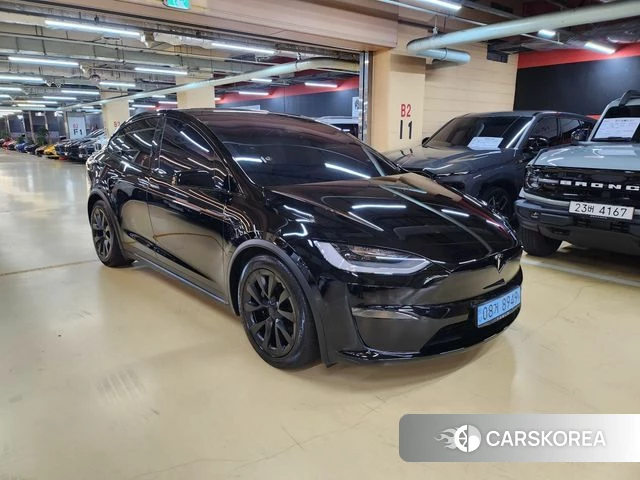 Tesla Model X 2023 Черный из Кореи