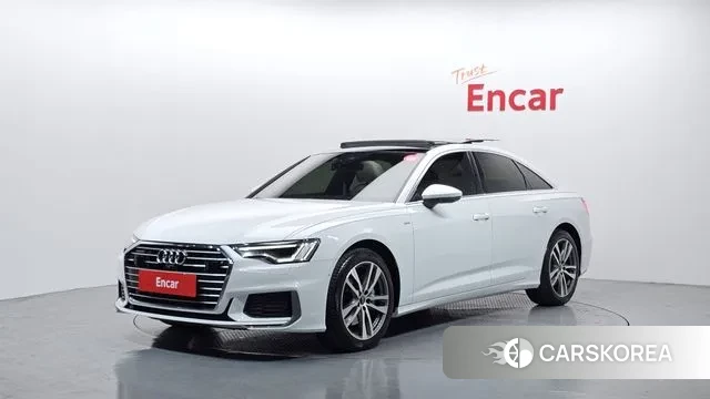 Audi A6 (C8) 2021 Белый из Кореи