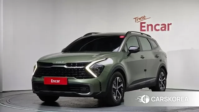 Kia Sportage 5th Generation Hybrid 2023 Зеленый из Кореи