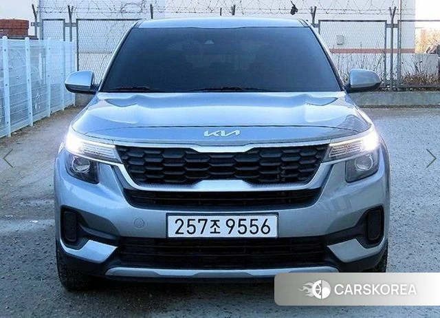 Kia Seltos 2021 Серебряный из Кореи