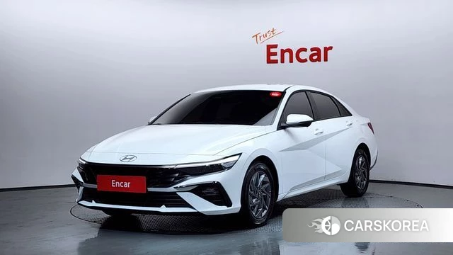 Hyundai The New Avante (CN7) 2025 Белый из Кореи