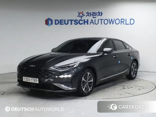 Kia K8 Hybrid 2022 Серый из Кореи