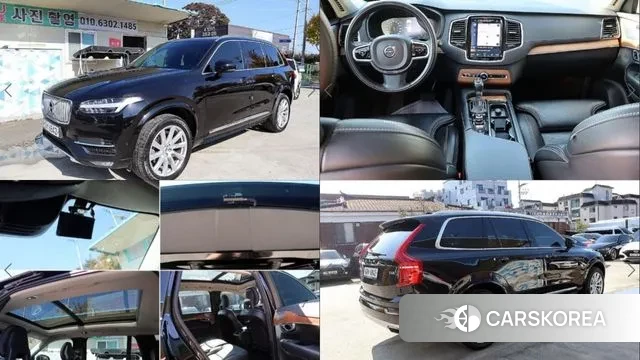 Volvo XC90 second Generation 2018 Черный из Кореи