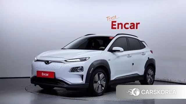 Hyundai Kona Electric 2018 Белый из Кореи