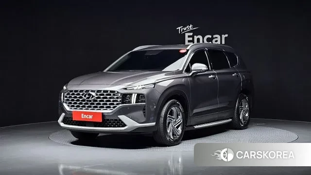Hyundai The New Santa Fe 2021 Серый из Кореи