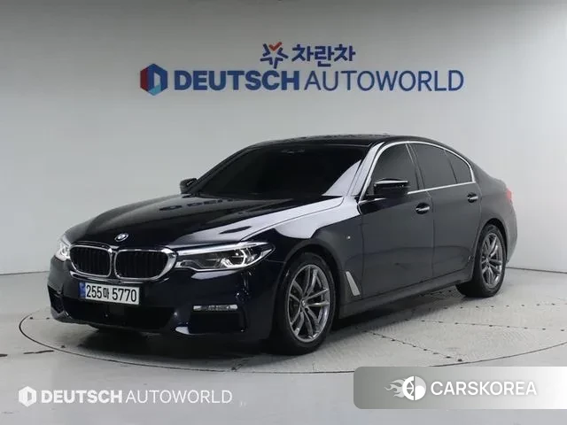 BMW 5 Series (G30) 2018 Черный из Кореи