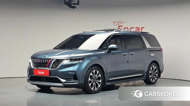 Kia Carnival 4th generation 2020 Небесно-голубой из Кореи
