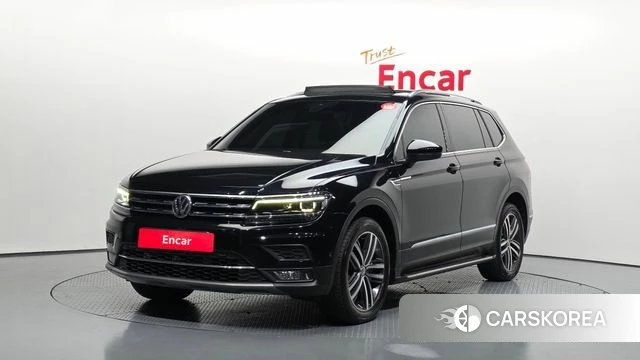 Volkswagen Tiguan Allspace 2018 Черный из Кореи