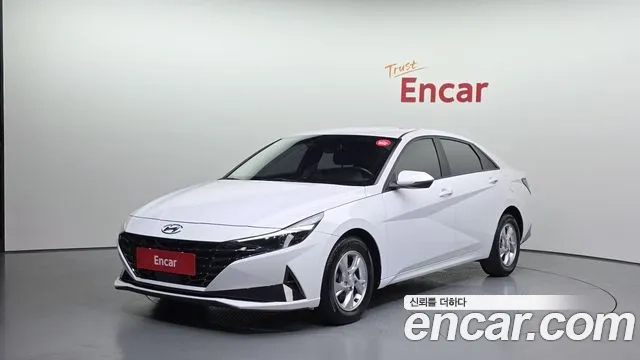 Hyundai Avante (CN7) 2021 Белый из Кореи