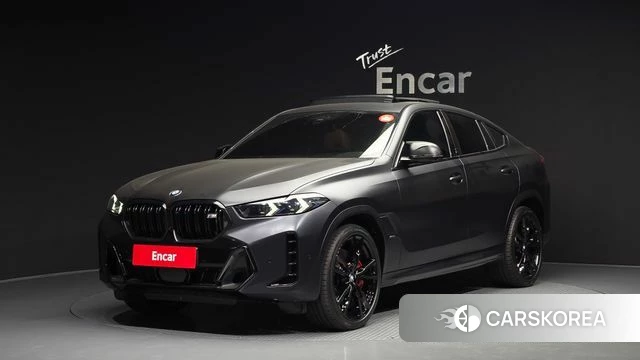 BMW X6 (G06) 2023 Черный из Кореи