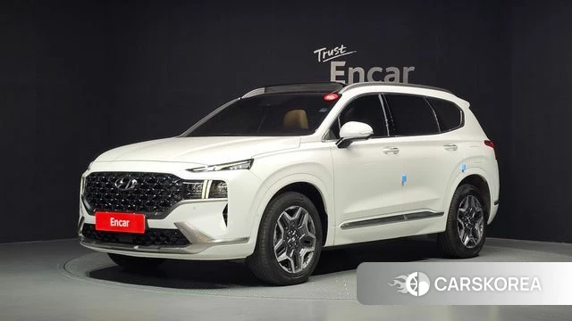 Hyundai The New Santa Fe 2022 Белый из Кореи