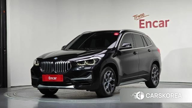 BMW X1 (F48) 2022 Черный из Кореи