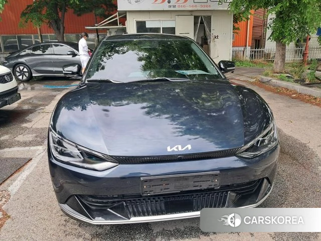 Kia EV6 2021 Синий из Кореи