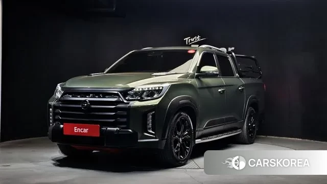 Ssangyong The New Rexton Sports Cannes 2022 Темно-зеленый из Кореи