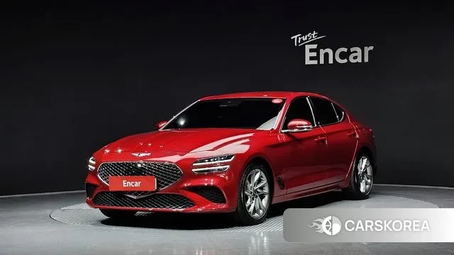 Genesis The New G70 2023 Красный из Кореи