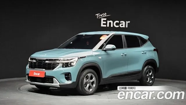 Kia The New Seltos 2023 Темно-зеленый из Кореи