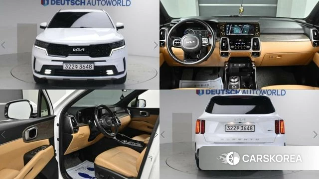 Kia Sorento 4th Generation 2021 Белый из Кореи