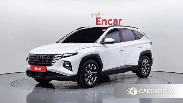 Hyundai Tucson Hybrid (NX4) 2021 Белый из Кореи