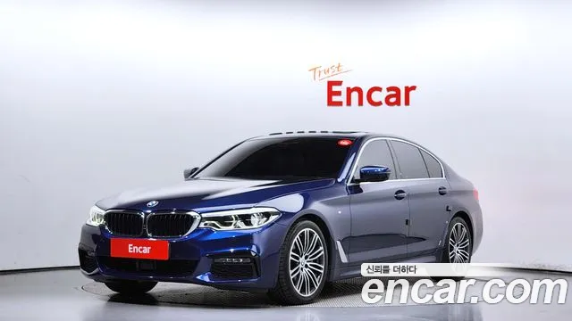 BMW 5 Series (G30) 2019 Синий из Кореи