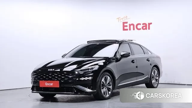 Kia K8 Hybrid 2023 Черный из Кореи