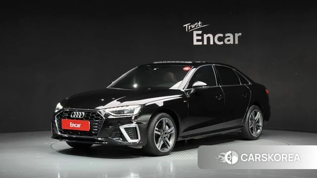 Audi A4 (B9) 2022 Черный из Кореи