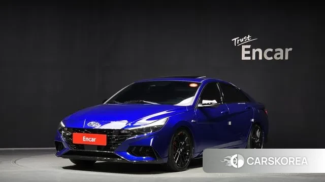 Hyundai Avante (CN7) 2020 Синий из Кореи