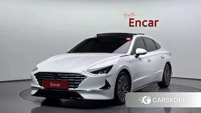 Hyundai Sonata Hybrid (DN8) 2020 Белый из Кореи