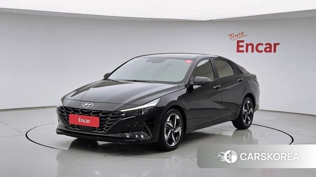 Hyundai Avante (CN7) 2020 Черный из Кореи