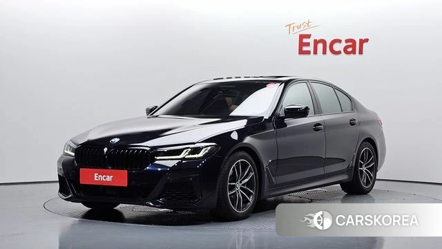 BMW 5 Series (G30) 2023 Синий из Кореи