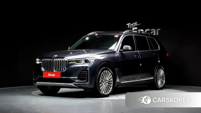 BMW X7 (G07) 2021 Серый из Кореи