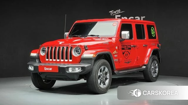 Jeep Wrangler (JL) 2022 Красный из Кореи