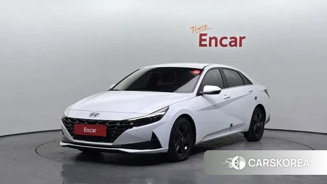 Hyundai Avante (CN7) 2020 Белый из Кореи