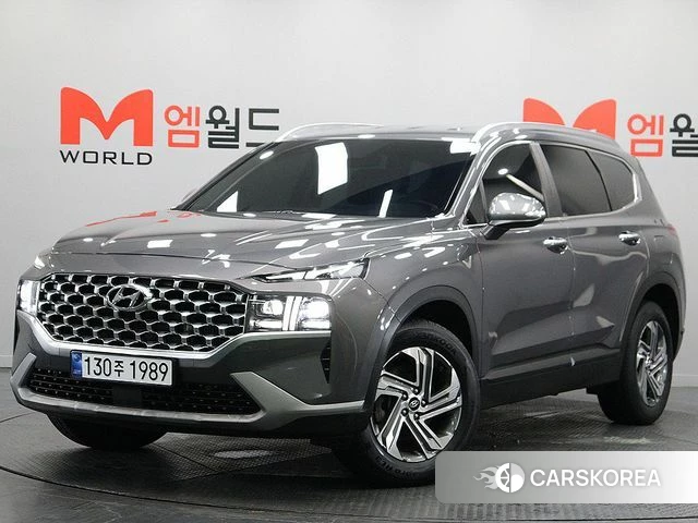 Hyundai The New Santa Fe 2021 Серый из Кореи