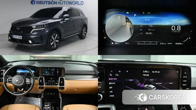 Kia Sorento 4th Generation 2021 Серый из Кореи