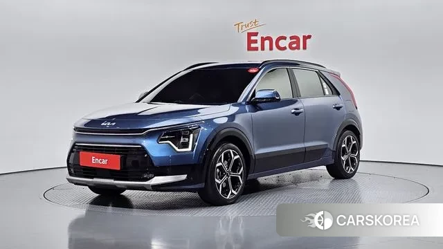 Kia Di Ol Nu Niro 2024 Синий из Кореи
