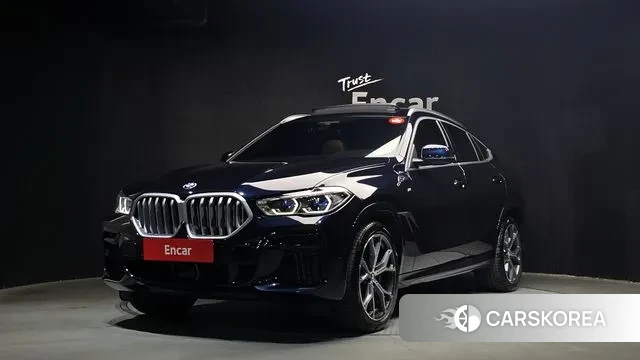 BMW X6 (G06) 2023 Черный из Кореи